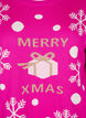 Christmas jumper with a round neck, Pink Glow Comb, Packshot image number 2