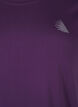 Slim fit training T-shirt with round neck, Purple Pennant, Packshot image number 2