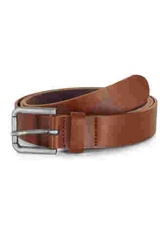 Brown belt in synthetic leather