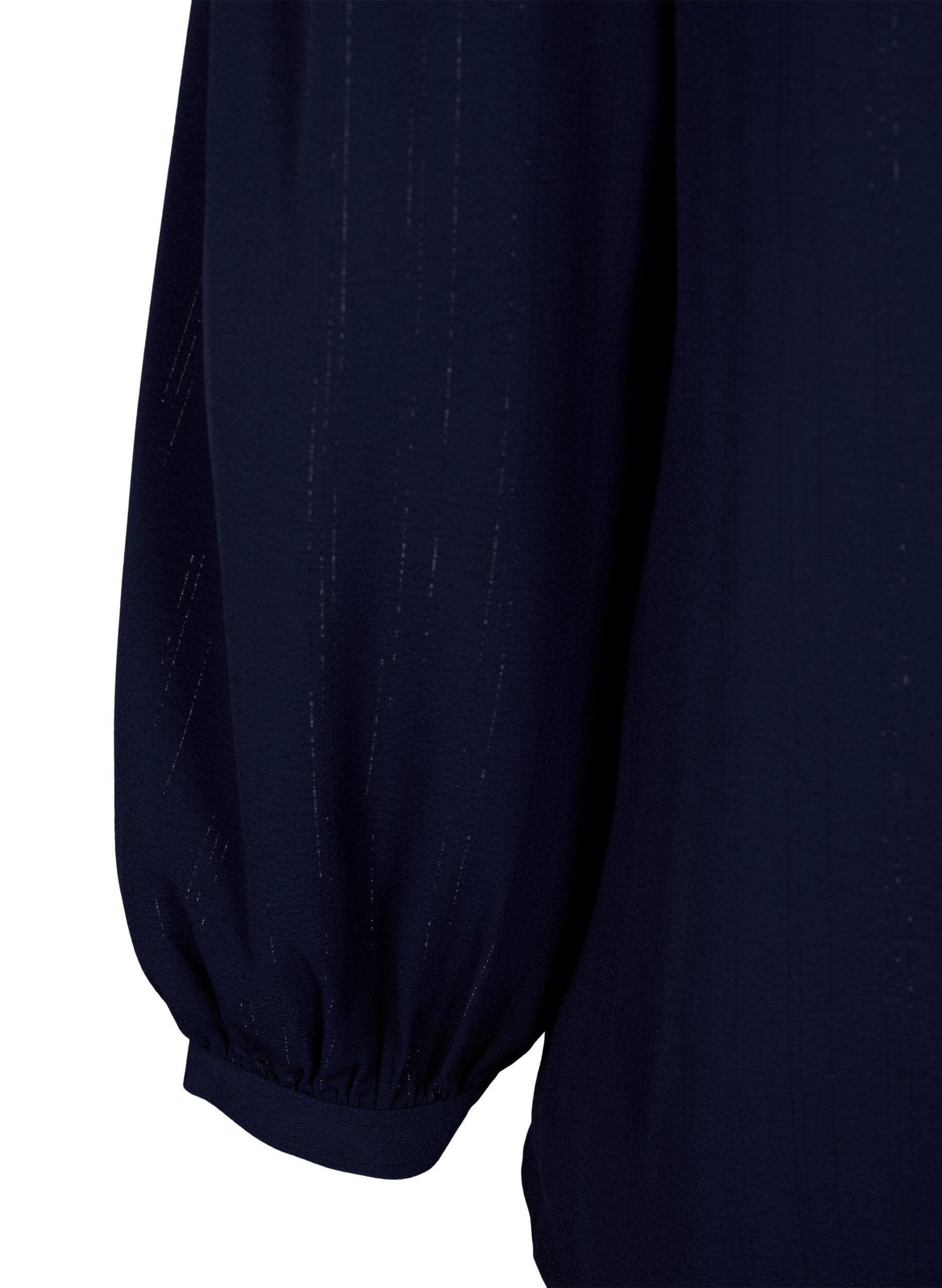 Zizzifashion Blouse with silver glitter, Blue, Packshot image number 3