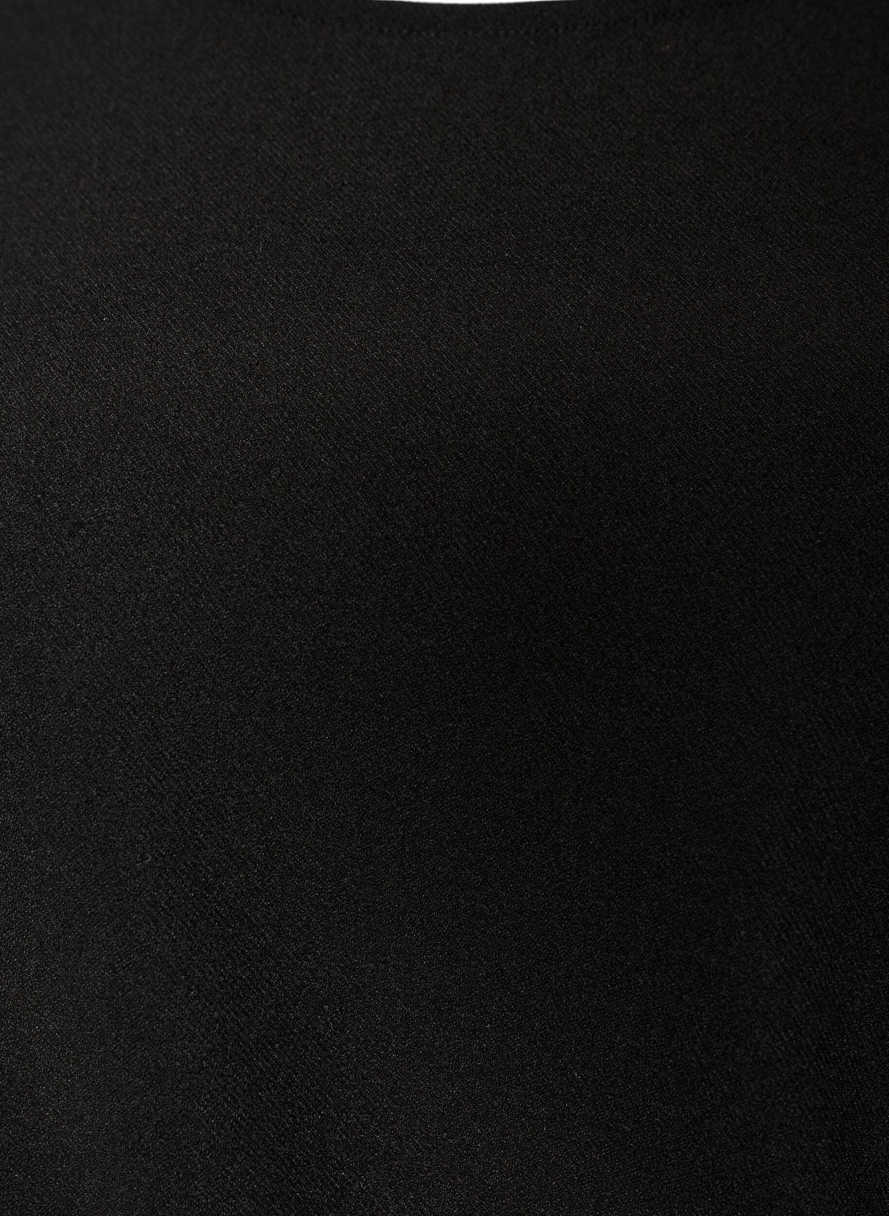 ZizzifashionJersey dress with draping and decorative buckle, Black, Packshot image number 2