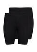 2-pack viscose cycling shorts, Black, Packshot image number 0
