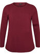 Basic jersey blouse with long sleeves, Red, Packshot image number 0
