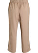 High-waisted lounge trousers with straight legs, Beige, Packshot image number 1