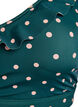 Bikini top with print and ruffle details, Green, Packshot image number 2