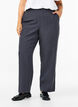 FLASH - Loose trousers with pockets, Dark Grey Mel Stripe, Model image number 2