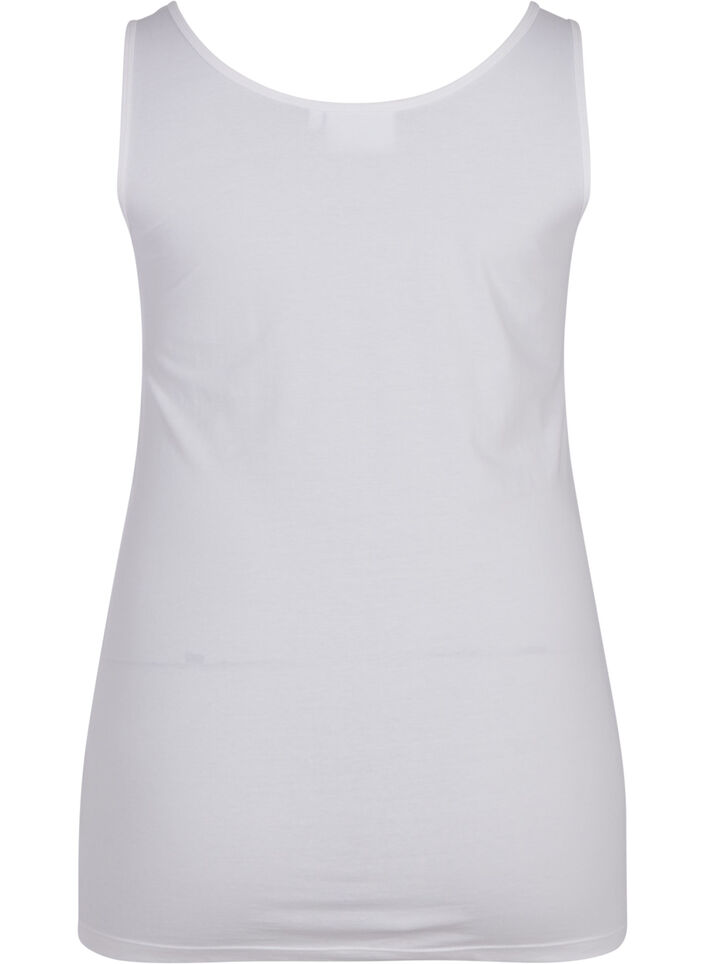 Basic top, White, Packshot image number 1