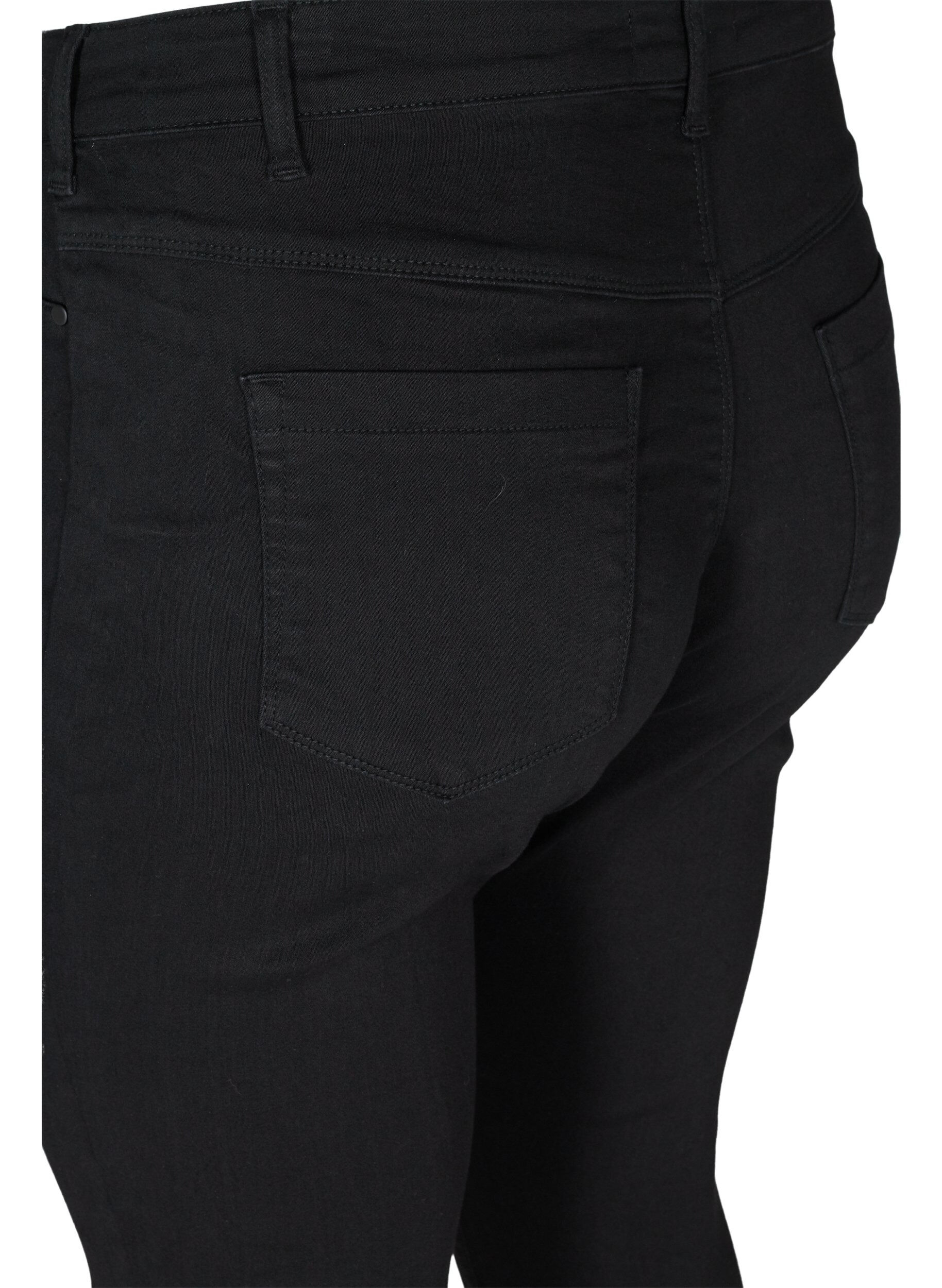 Zizzifashion Cotton-blend jeggings, Black, Packshot image number 3