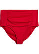 Bikini bottoms with high waist, Red, Packshot image number 0