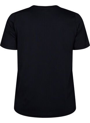 FLASH - T-shirt with motif, Black Silver Heart, Packshot image number 1