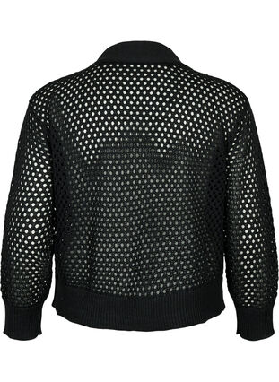 Pullover with pattern, Black, Packshot image number 1