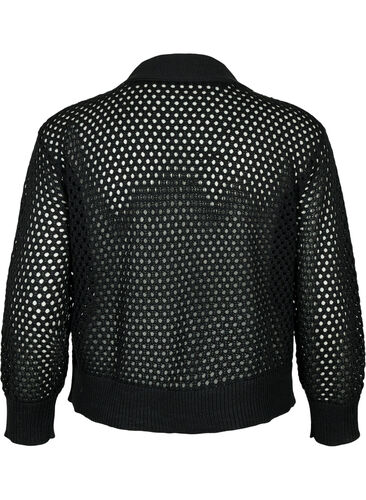 Pullover with pattern, Black, Packshot image number 1