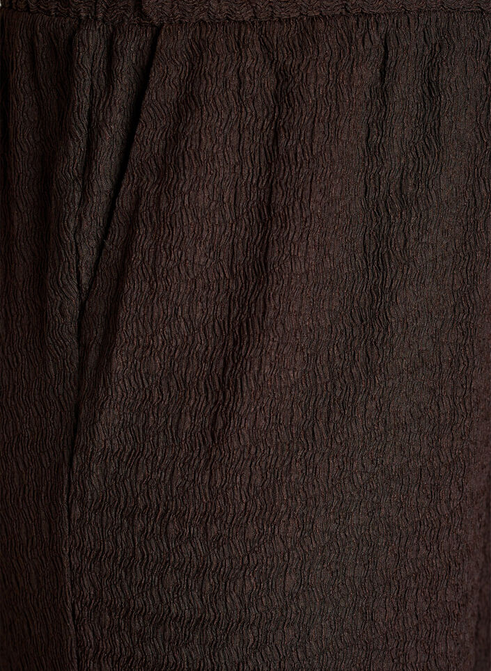 Trousers with a wavy texture, Brown, Packshot image number 2