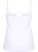 Organic cotton rib top with cross detail, Bright White, Packshot image number 1