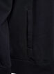 Sweatshirt with high collar and pockets, Black, Packshot image number 3