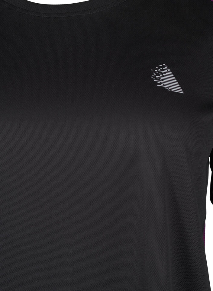 Two-tone thermal top with long sleeves, Black w. Charisma, Packshot image number 2