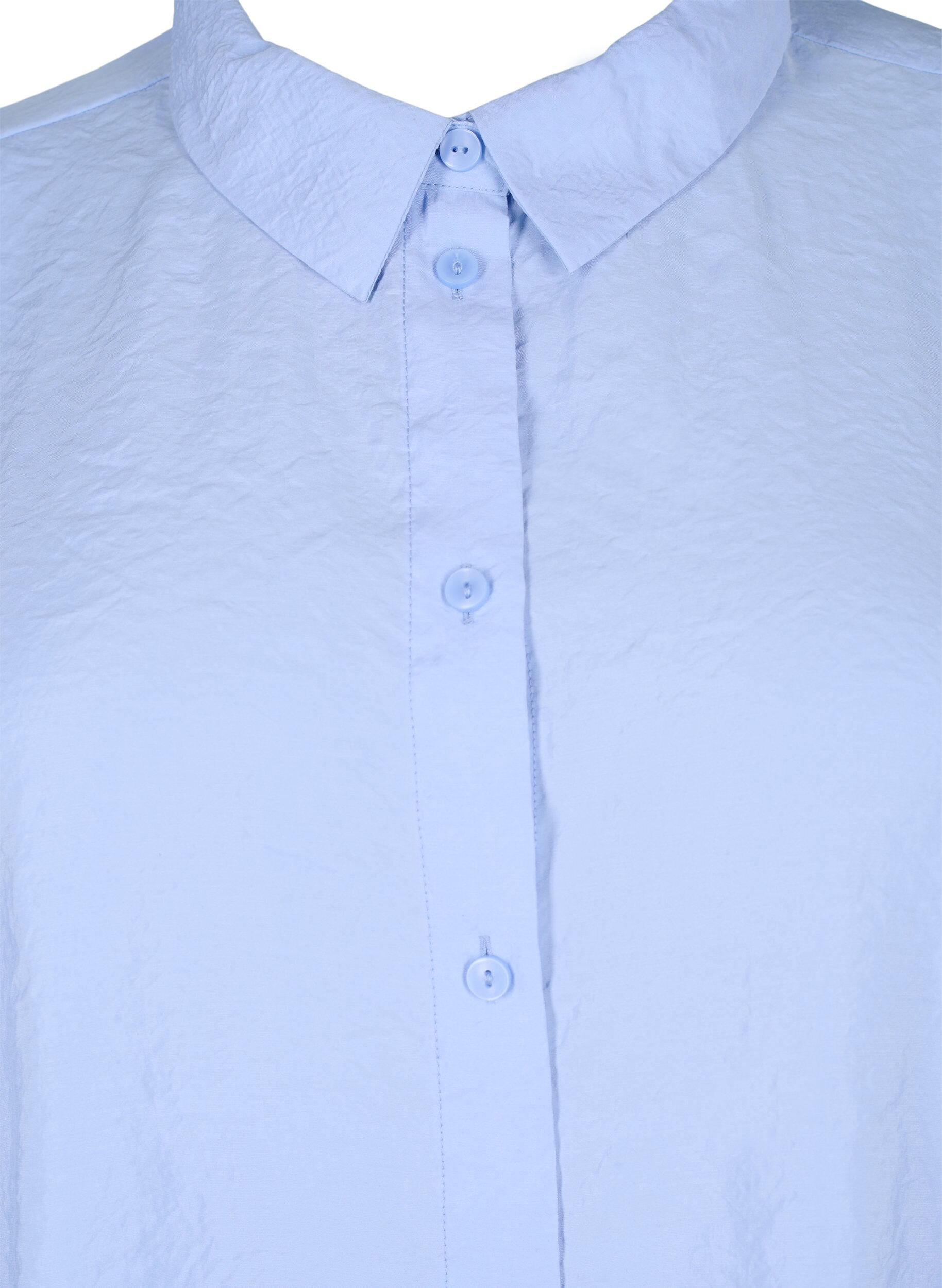 Zizzifashion Long-sleeved shirt in TENCEL&trade; Modal, Serenity, Packshot image number 2