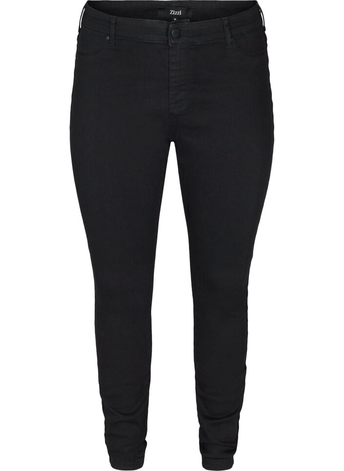 Jeggings made from a cotton mix, Black, Packshot image number 0