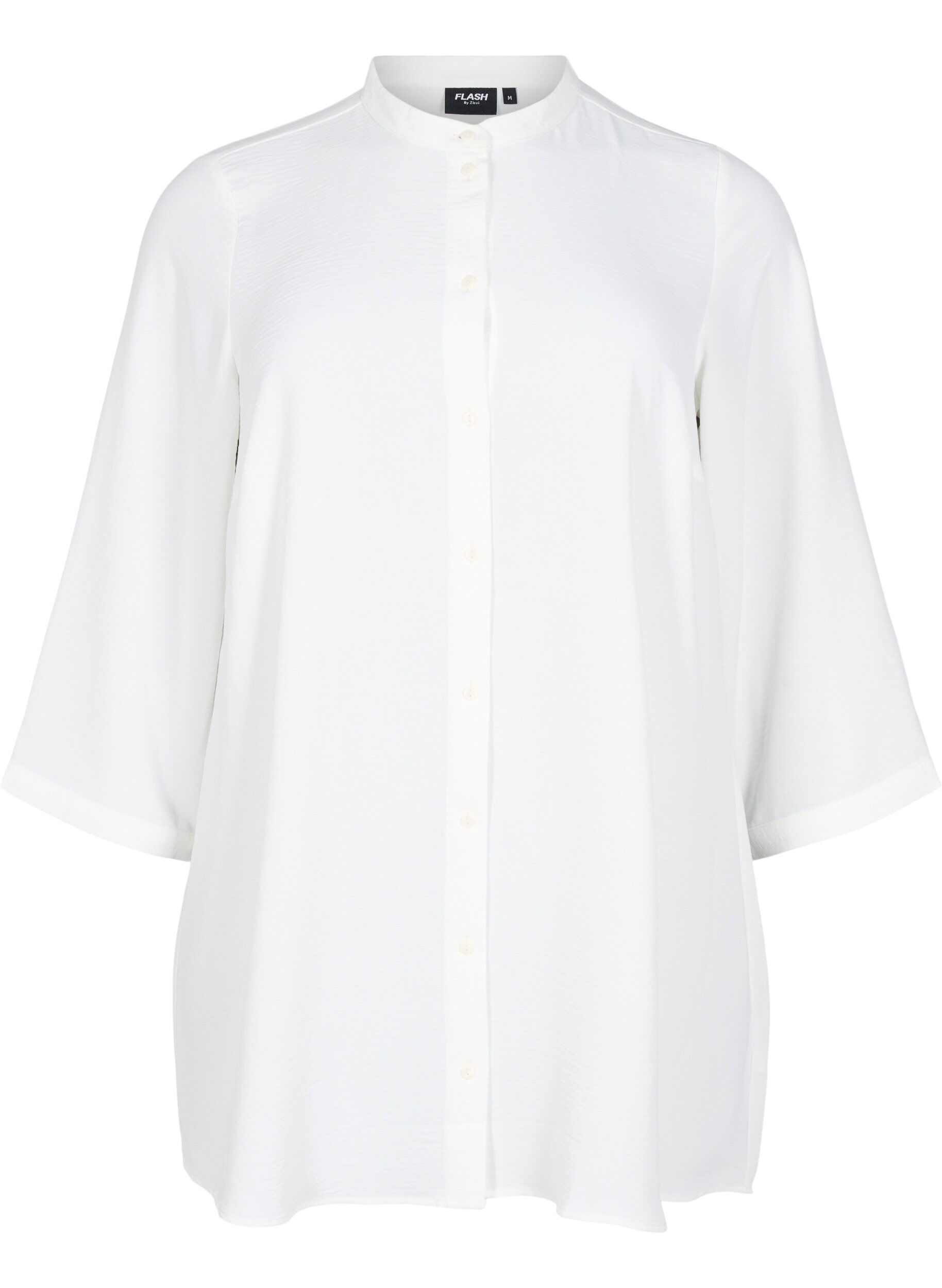 Zizzifashion Tunic with 3/4 sleeves, Vanilla, Packshot image number 0