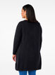 Knitted dress in cotton-viscose blend, Black, Model image number 2