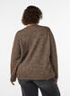 V-neck jumper, Brown, Model image number 2