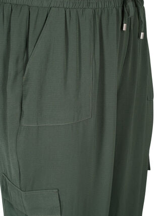Trousers with cargo pockets, Thyme, Packshot image number 2
