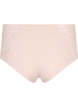 Hipster briefs with regular waist and lace, Pink Tint, Packshot image number 1
