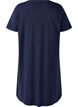 Organic cotton nightgown with v-neck, Blue, Packshot image number 1