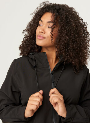Softshell jacket, Black, Model image number 4