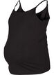 Maternity top with breastfeeding function, Black, Packshot image number 0