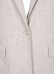 Melange blazer with button closure, String, Packshot image number 2