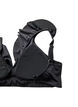 Bikini top with ruffle details, Black, Packshot image number 3