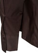 Short shirt with a two-way zip, Brown, Packshot image number 3