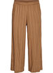 Wide-leg linen and viscose trousers, Brown, Packshot image number 0