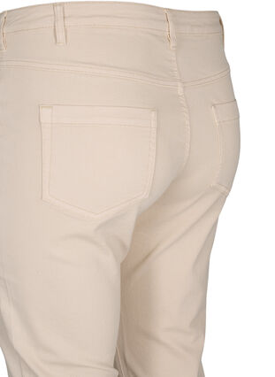 Close-fitting Emily capri trousers, Oatmeal, Packshot image number 3
