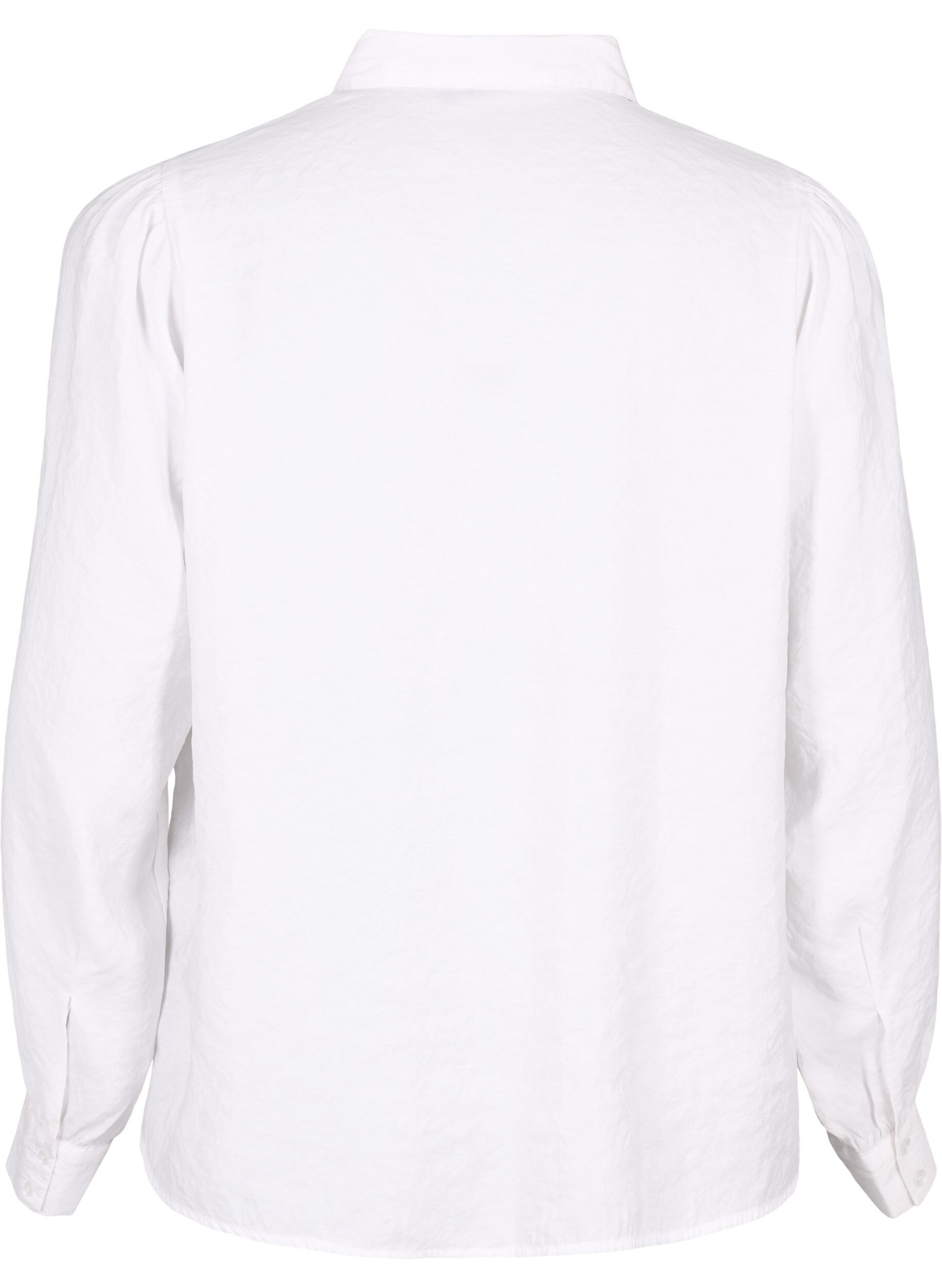 Zizzifashion Long-sleeved shirt in TENCEL&trade; Modal, Bright White, Packshot image number 1