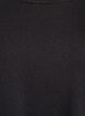 Fine-knit blouse with short sleeves, Black, Packshot image number 2