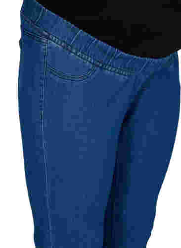 Pregnancy jeggings with back pockets, Dark blue, Packshot image number 2