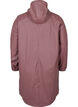Rain jacket with hood and button fastening, Rose Taupe, Packshot image number 1