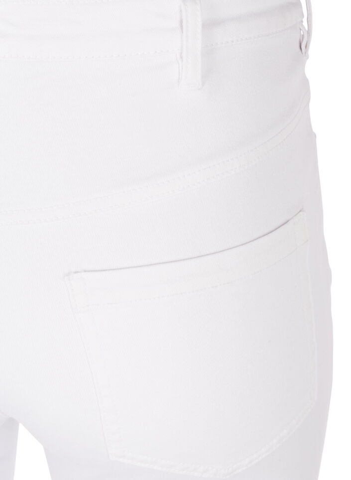 Super slim Amy jeans with high waist, White, Packshot image number 3