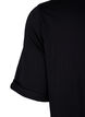 Cotton t-shirt dress, Black, Packshot image number 3