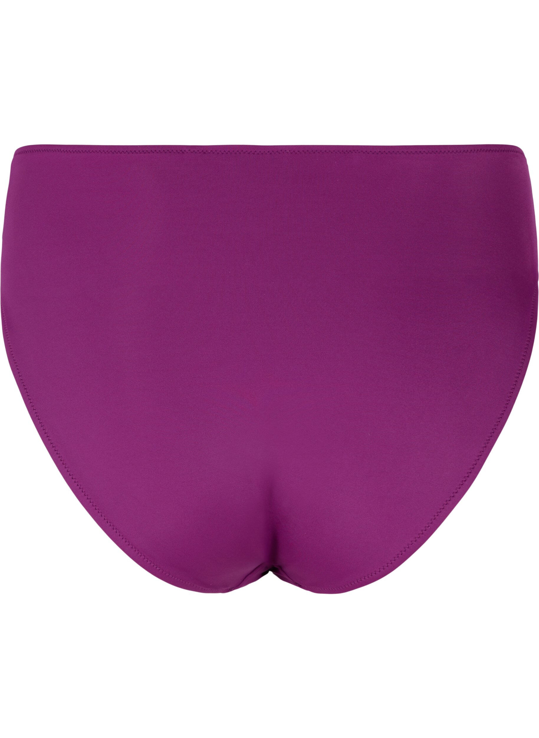 Zizzifashion High-waisted bikini bottoms, Purple, Packshot image number 1