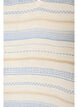 Sleeveless blouse with ruffles and patterned stripes, Vanilla, Packshot image number 2