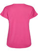 Short-sleeved cotton blend T-shirt, Pink, Packshot image number 1