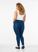 Cotton-blend jeggings, Blue, Model image number 1