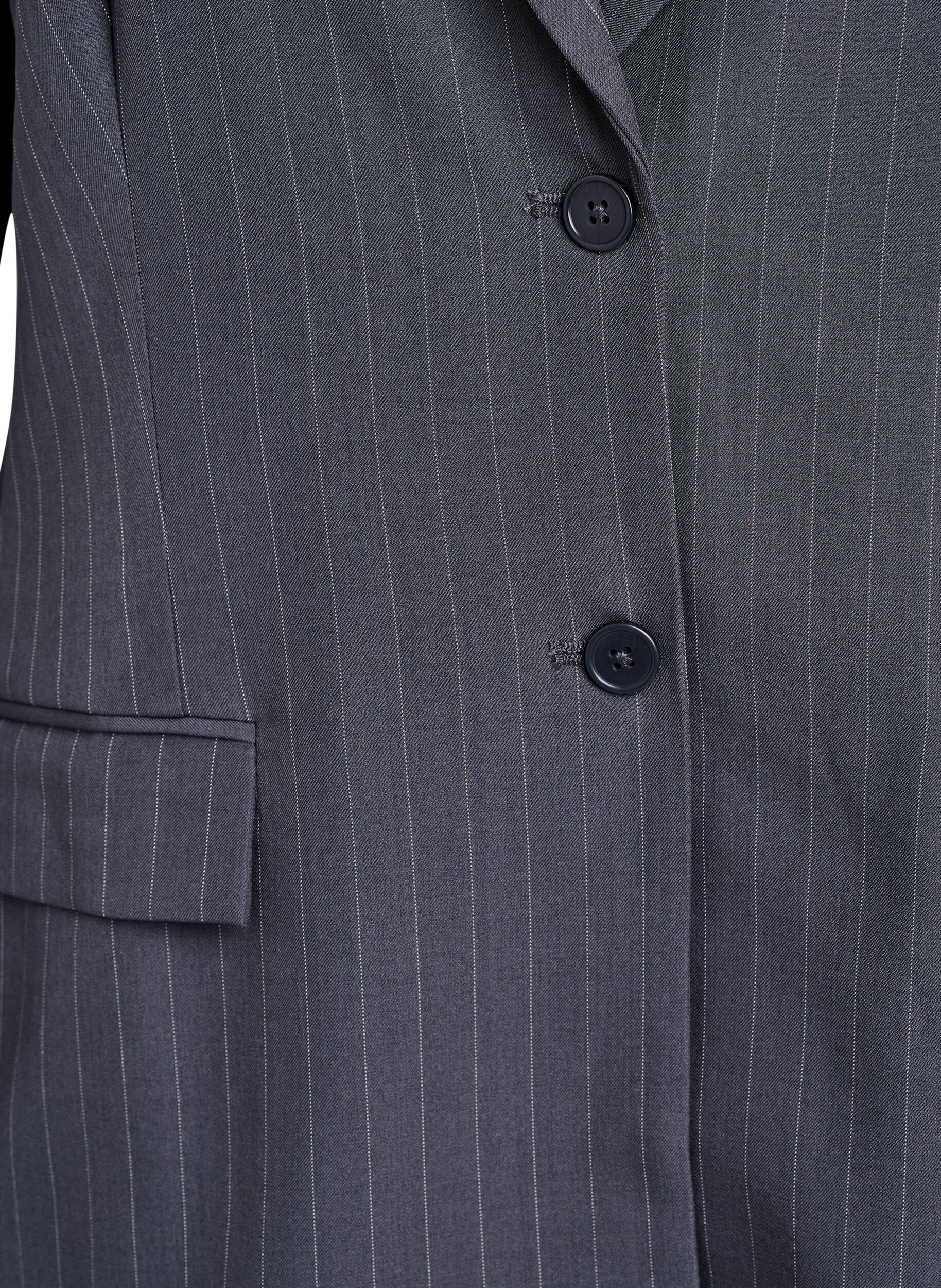 Zizzifashion FLASH - Blazer with pockets and slits, Dark Grey, Packshot image number 2