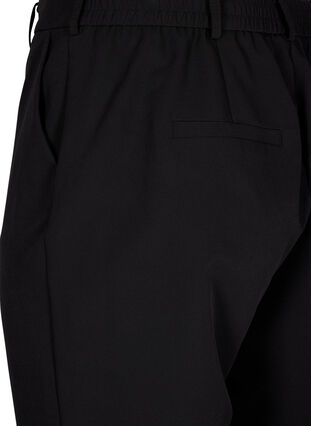Straight leg trousers with pockets, Black, Packshot image number 3