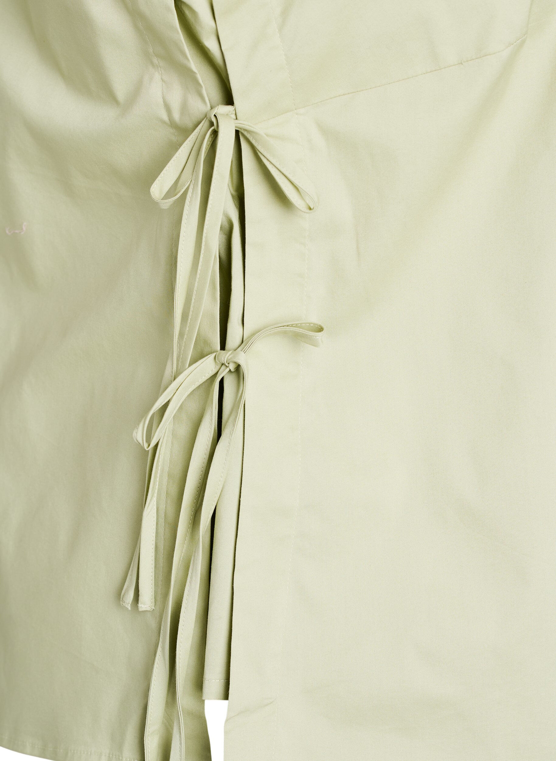 ZizzifashionSleeveless top with tie detail at the sides, Green, Packshot image number 3