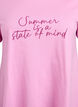 T-shirt with a round neck and A-line shape, Pink, Packshot image number 2