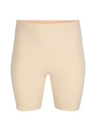 Light shapewear shorts with high-rise waist, Nude, Packshot image number 0